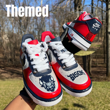 Load image into Gallery viewer, Howard University HBCU Historical Black Colleges Bison Kids Adults Women Men Boys Girls College Student Custom Shoes Kicks 
