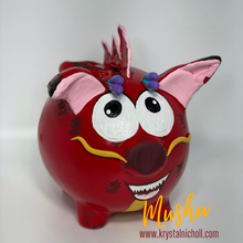 Load image into Gallery viewer, Custom Hand Painted Piggy Bank
